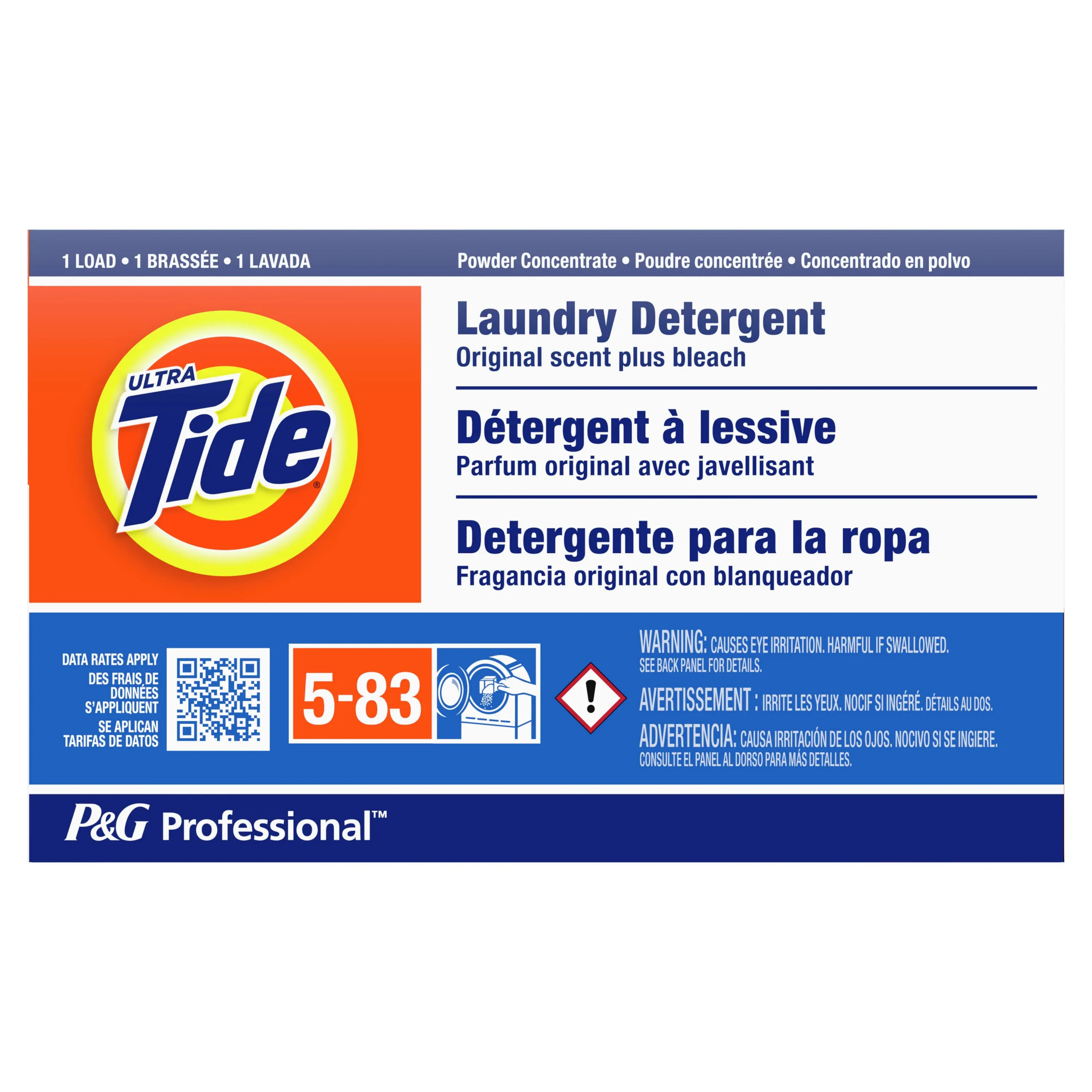 Tide Powder Laundry Detergent Plus Bleach, Original Scent, 1.4 oz Vending Box ...