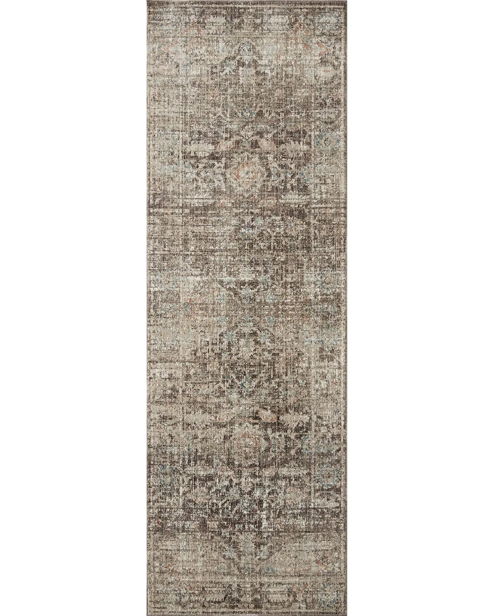 Magnolia Home Millie MIE-03 Rug Charcoal / Dove, 2'7" x 12' Runner