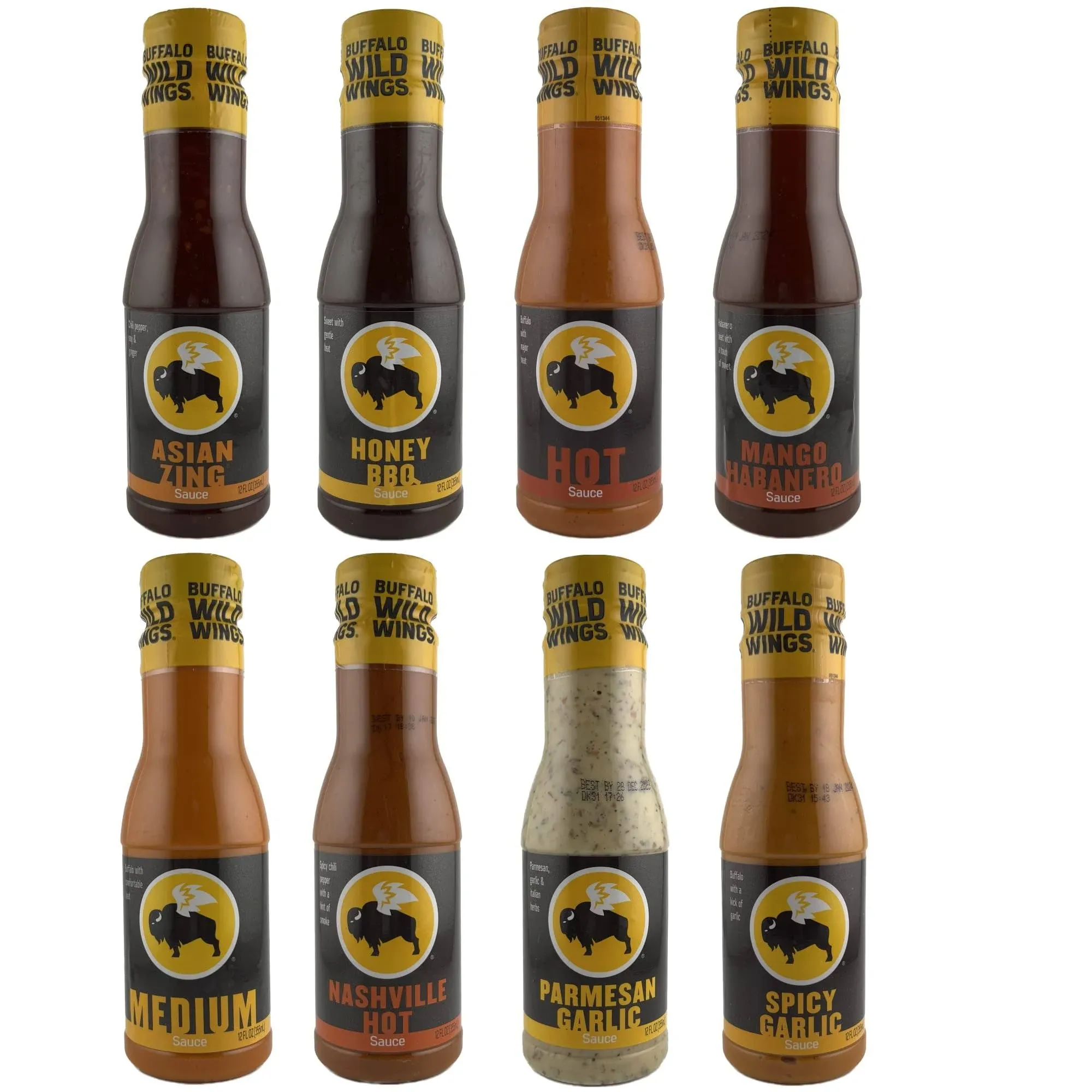 Buffalo Wild Wing Sauce Variety 8 Pack