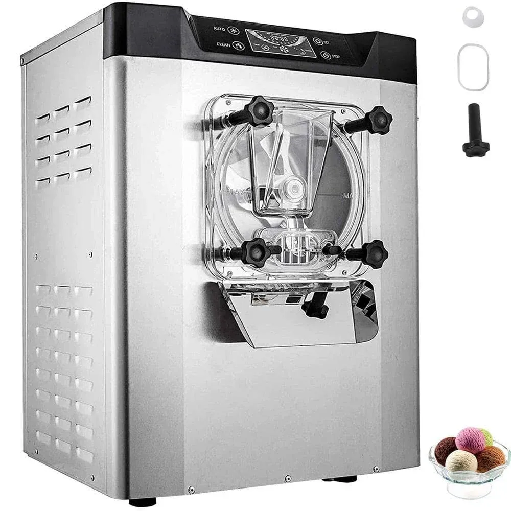 VEVOR Commercial Ice Cream Machine 1400W 20/5.3 GPH Hard Serve Ice Cream Maker ...