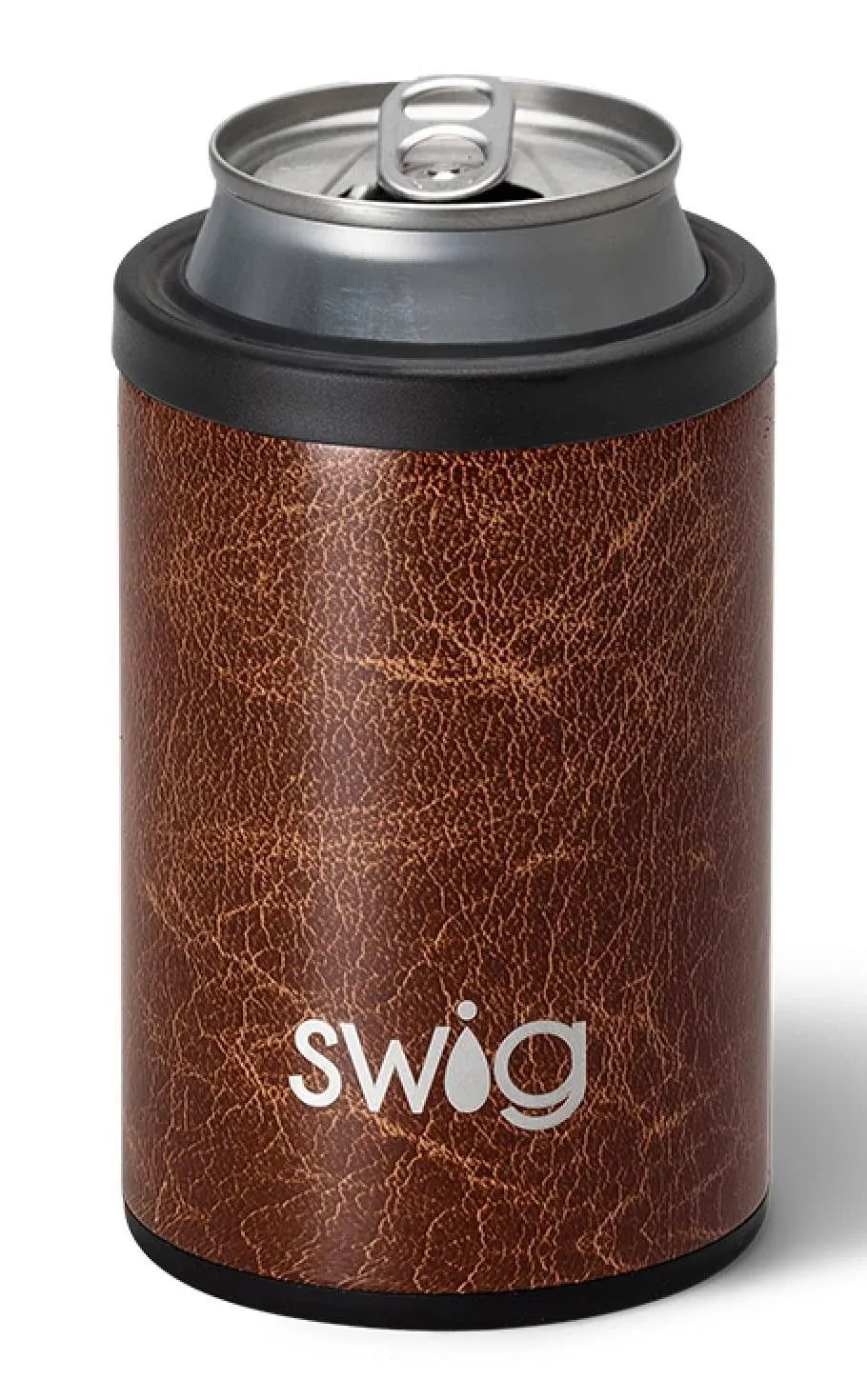 Swig Leather Can + Bottle Cooler - 12oz