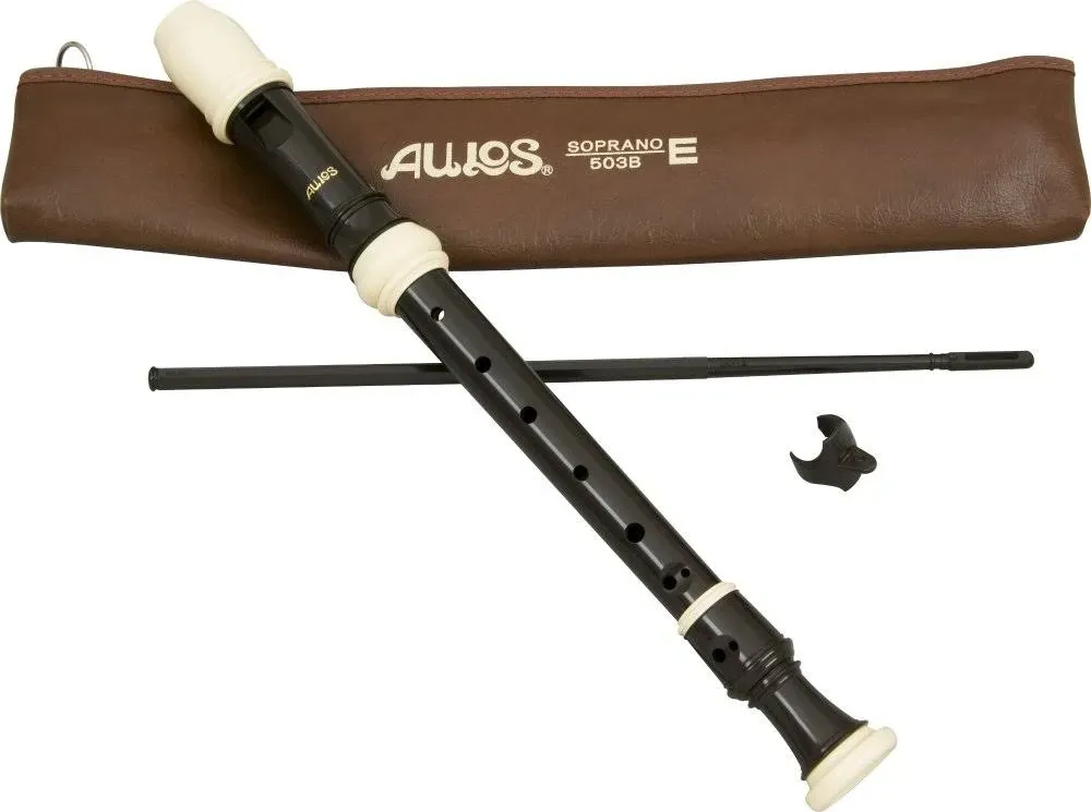 "Aulos 'Symphony' Series Soprano Recorder - High-Quality Musical Instrument"