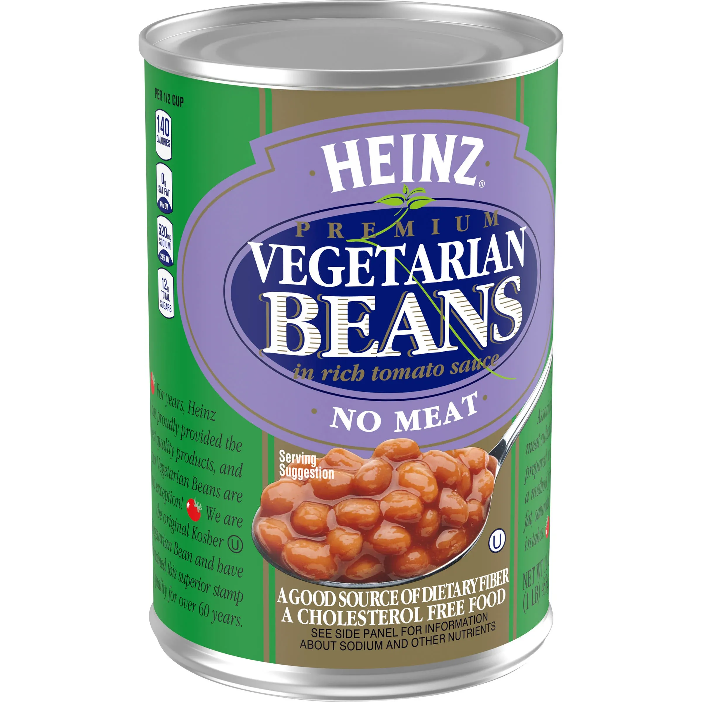 Heinz Vegetarian Beans, Premium, No Meat - 16 oz