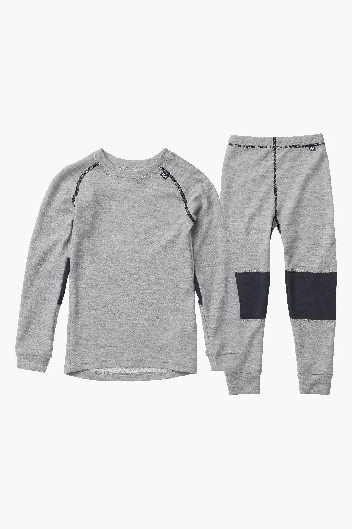 Helly Hansen Kids' Lifa Merino Set Grey Melange 6