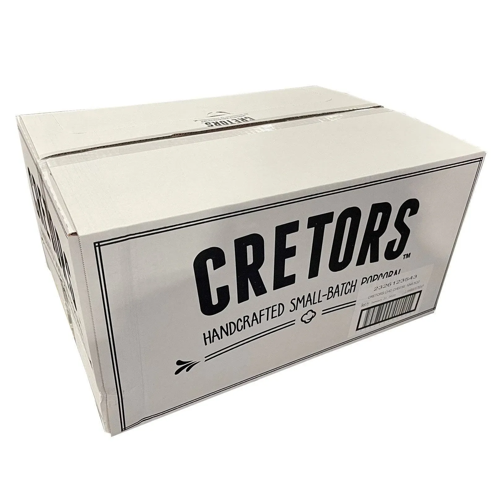 Cretors Popcorn, Cheddar Cheese - 12 pack, 6.5 oz bags