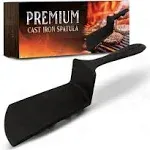 USABEST Premium Cast iron BBQ Spatula skillet Burger smasher press Unique gift cooking and grilling burgers