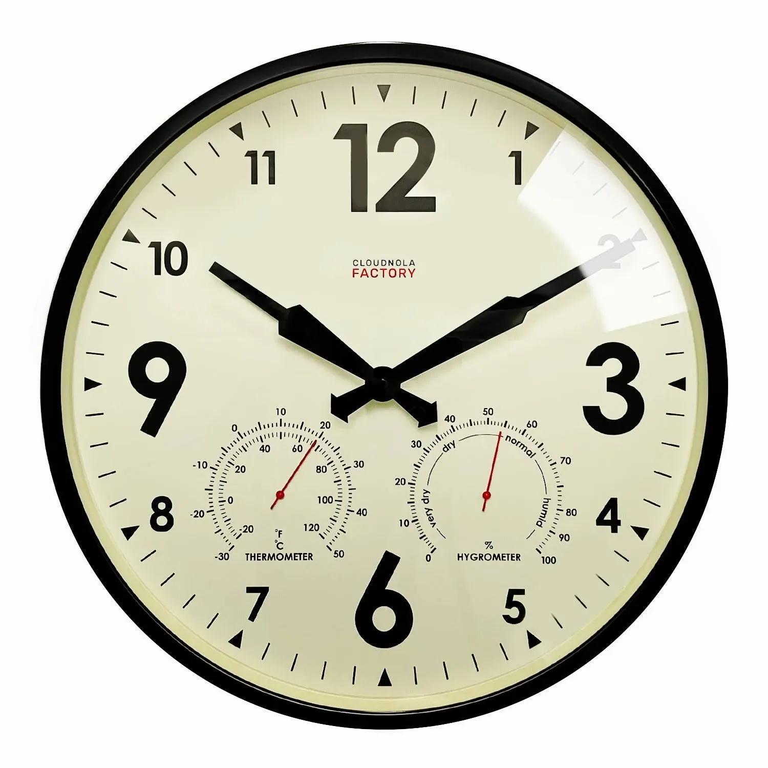 Outdoor XL Black - Clock