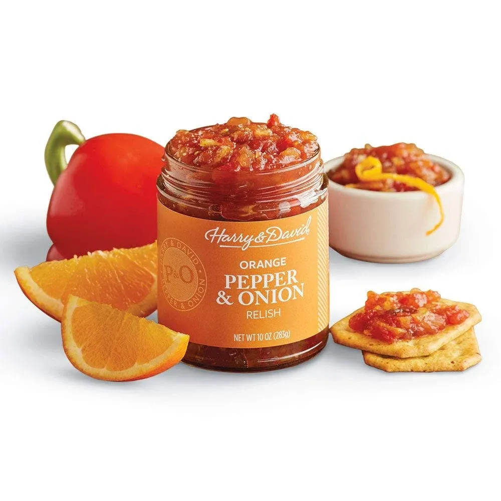 Harry & David Pepper & Onion Relish with Orange, 10 oz