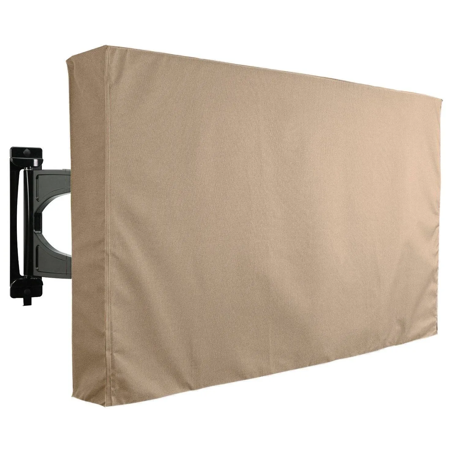 Khomo Gear Outdoor TV Cover Brown Universal Weatherproof Protector for