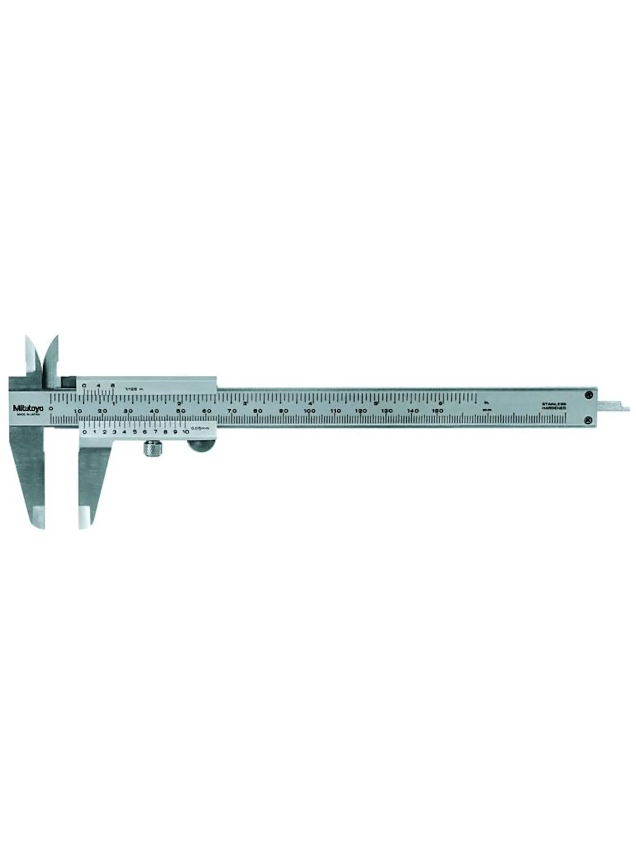 Mitutoyo 530-316 Stainless Steel Vernier Caliper: 0 to 6&#034;, 0.008&#034; Graduation