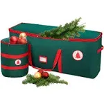 Large Christmas Tree Storage Bag, Fits Up to 7.5 ft Artificial Disassembled Trees with Durable Handles, Sleek Dual Zipper & Tag Card, Waterproof Tear-proof Holiday Xmas Bags Box for Years Use