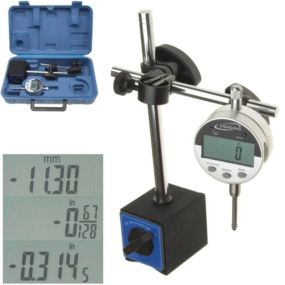 iGaging Digital Indicator Set with Magnetic Base