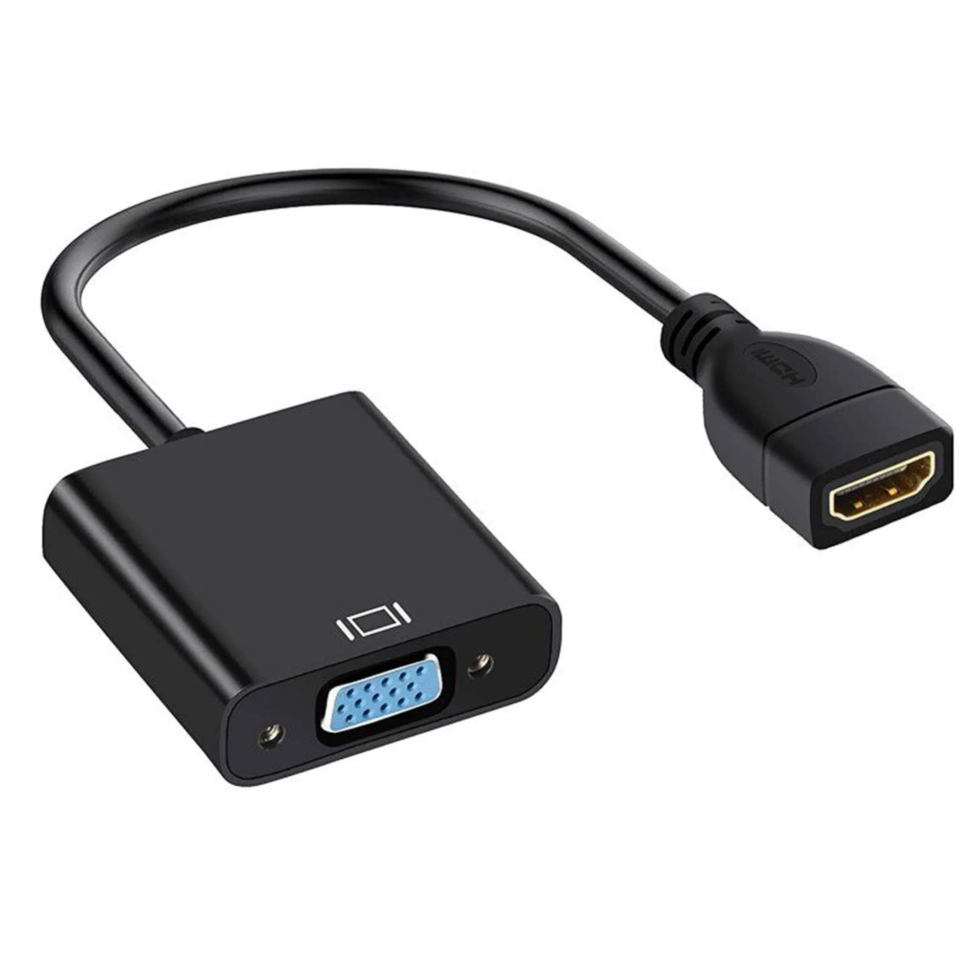 avedio Links HDMI to VGA Adapter, Active HDMI to VGA Converter (Female to Female) with Audio, Support HD 1080P@60Hz, TV Stick, Raspberry Pi, Chromebook, Roku, Xbox (3.5mm Audio Cable Included)