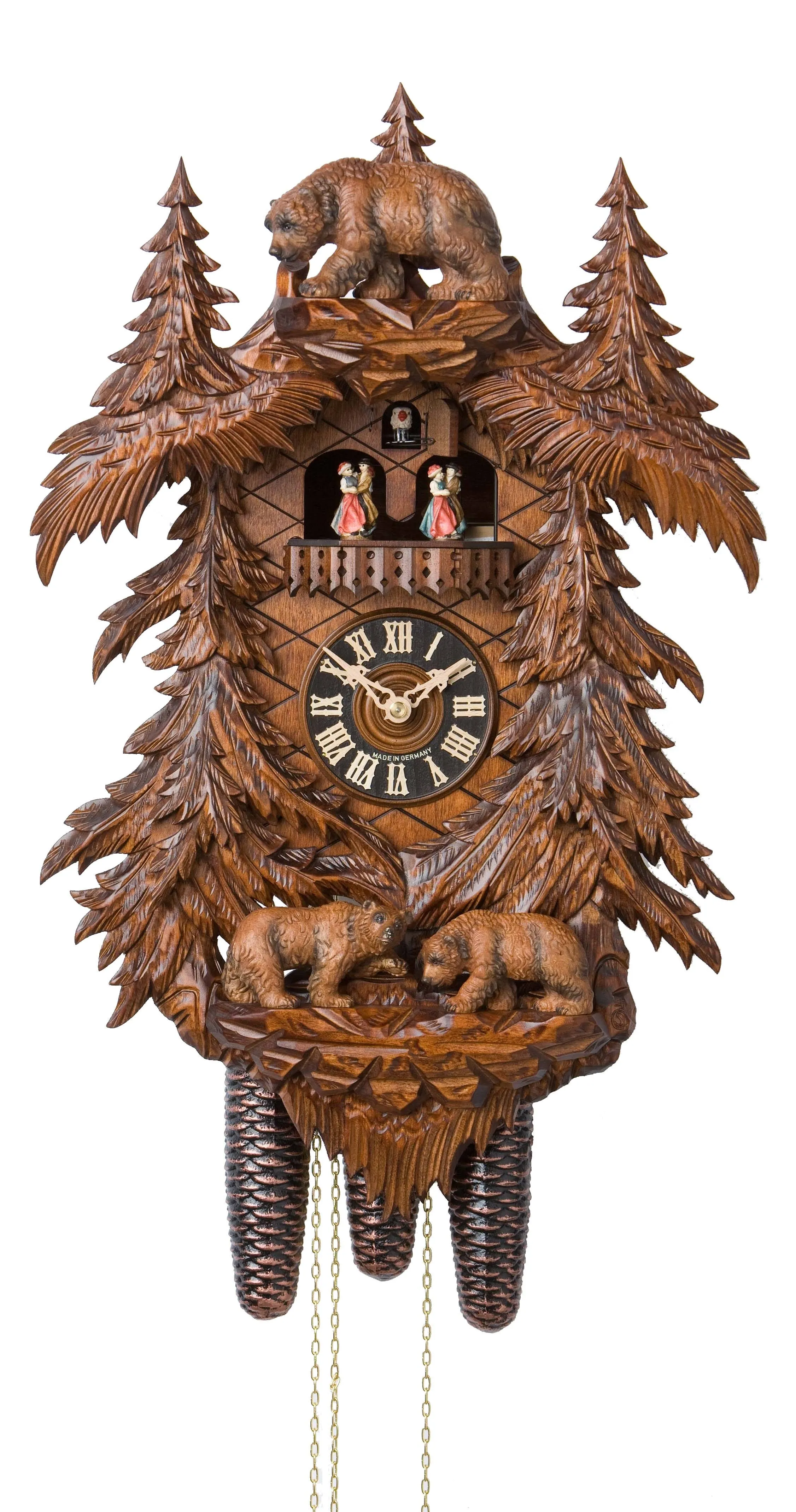 Cuckoo Clock Bears in the Forest