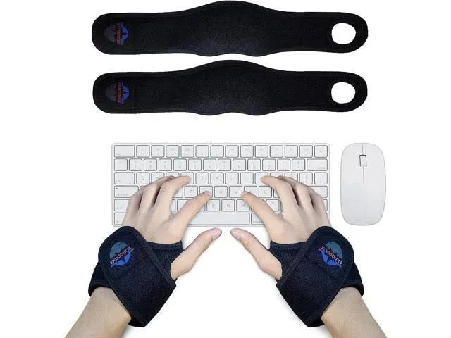 EXPOPROX-Weara<wbr/>ble Gel Wrist Rest Pads 2 Pc. Set Ergonomic Mouse and