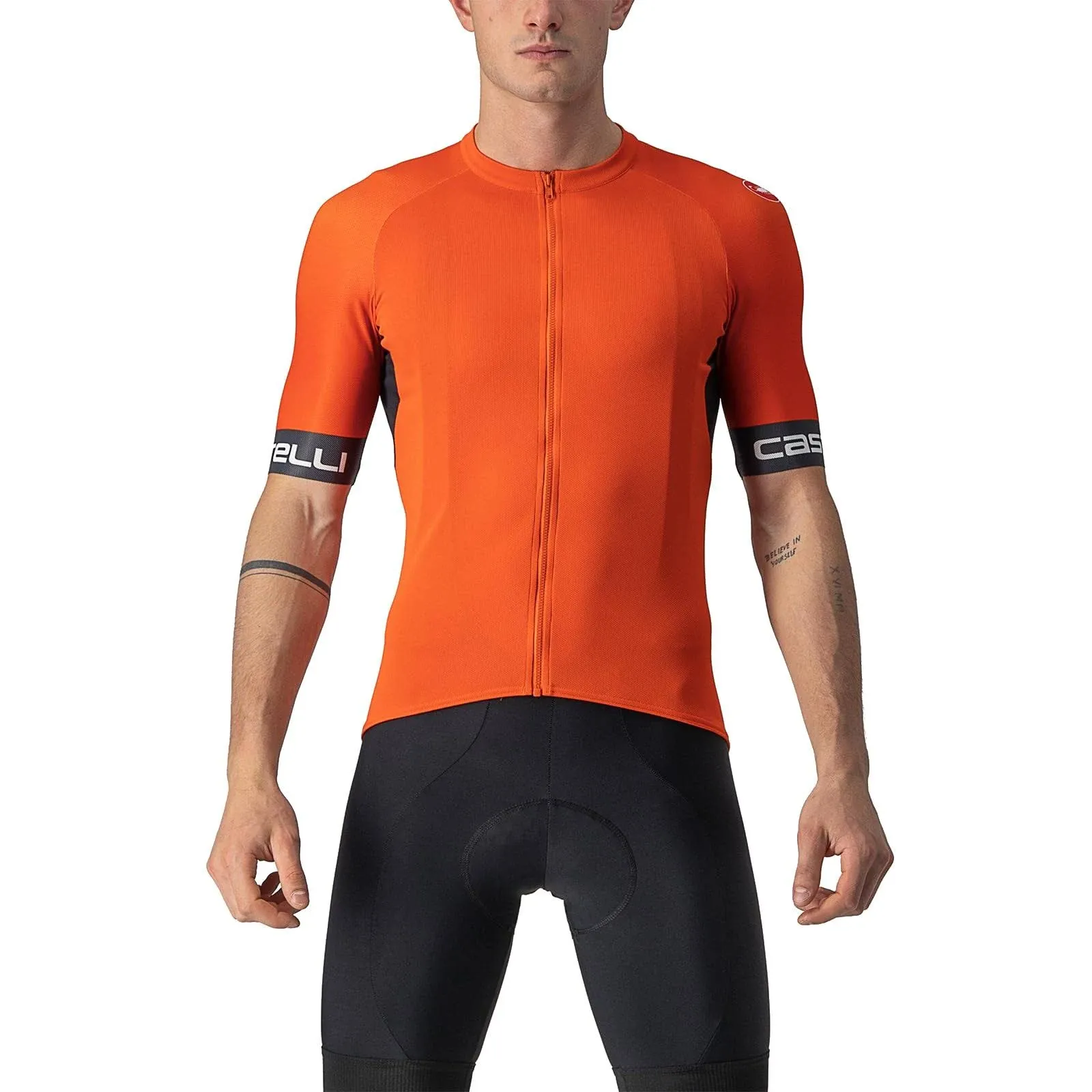 Castelli Entrata VI Jersey : Fiery Red M