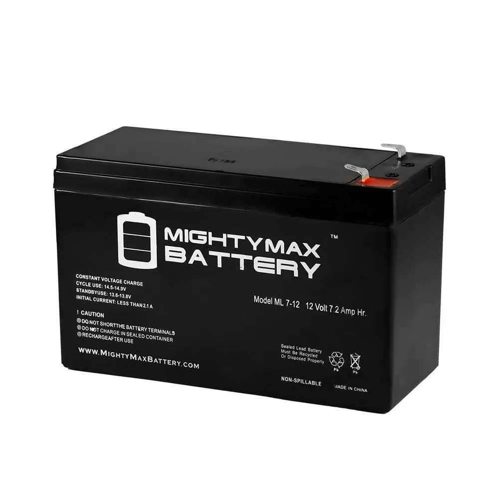 Mighty Max 12V 7AH UPS Replaces Vision CP1270 F2 CP 1270 F2 MK ES7-12 T2  | eBay