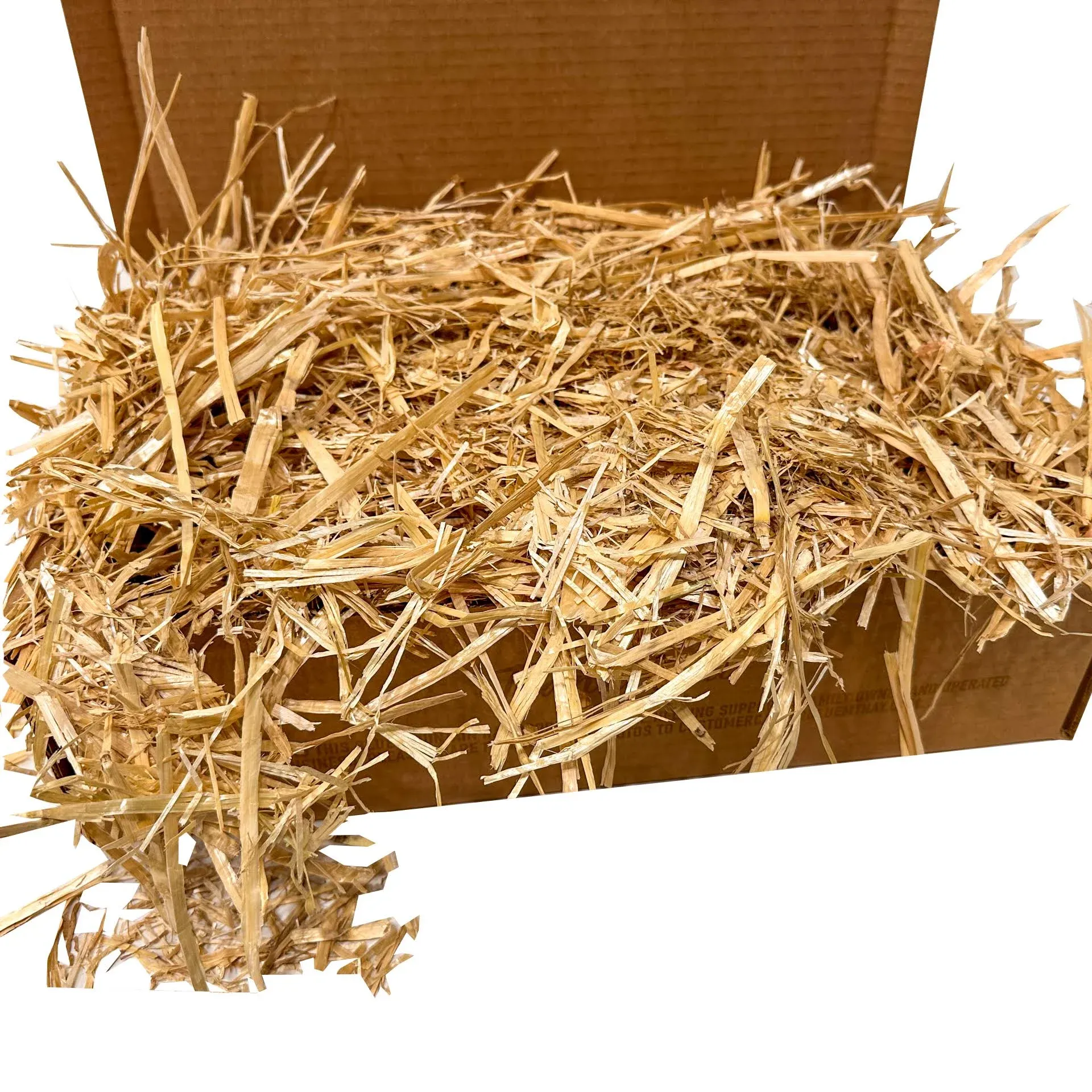 Blue Mountain Hay Organic Bedding Straw (10 lb) for Guinea Pigs, Chinchillas, Rabbits, Hamsters, Chickens, Stray and Feral Cats, Chicken Coops and Small Pet Shelters | Absorbent, Warm, Soft & Fresh