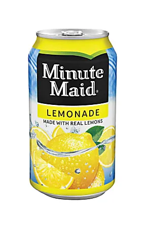 Minute Maid Lemonade 12 oz Cans - Pack of 24