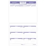 AT-A-GLANCE Flip-A-Week Weekly Desk Calendar Refill, 6x7, 2024, SW705X50