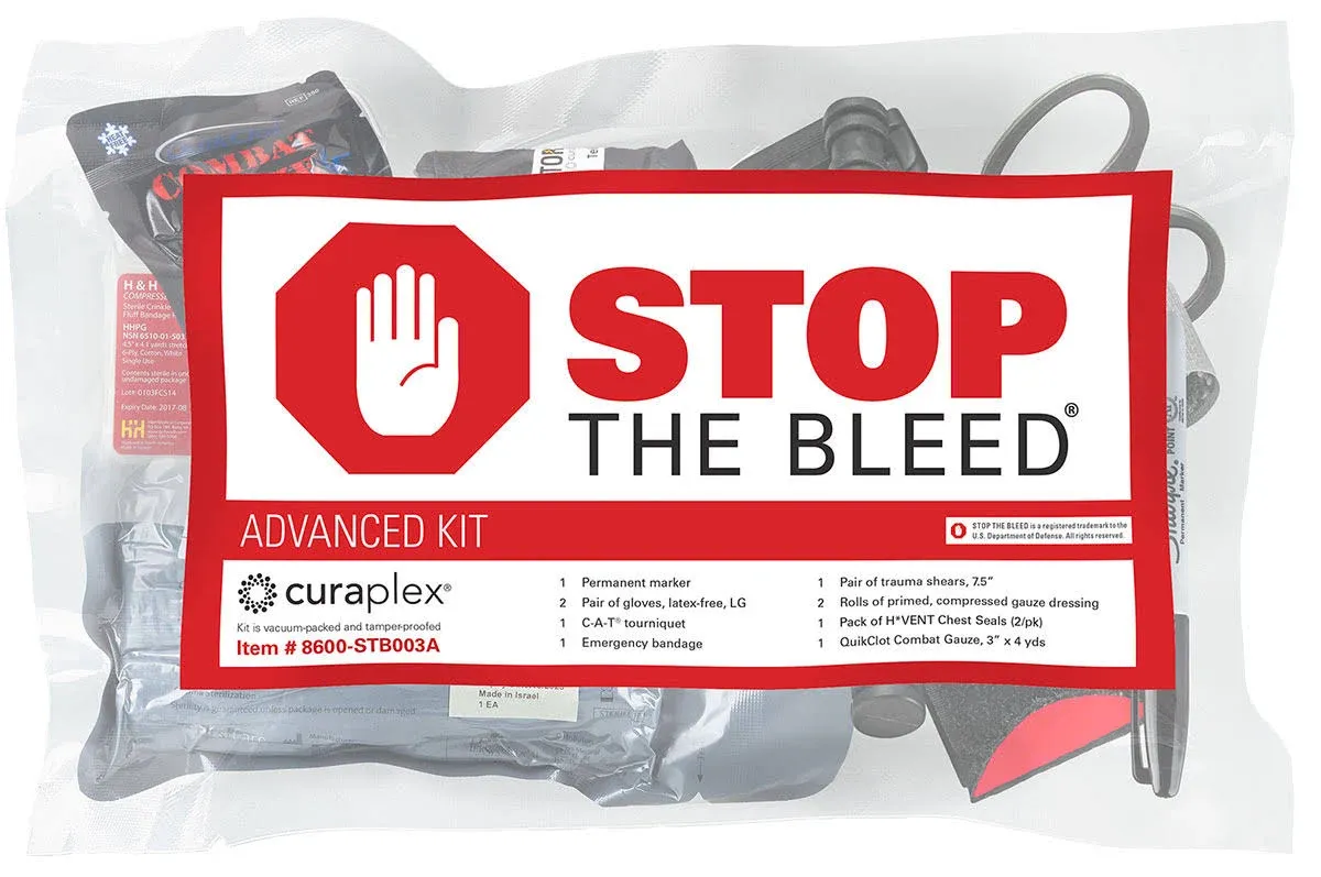 Curaplex Stop the Bleed Kit - Advanced W/C-A-T