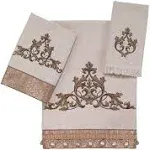 Avanti Monaco 3 PC Towel Set - Ivory