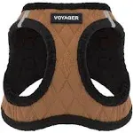 Voyager Step-In Plush Dog Harness – Soft Plush, Step in Vest Harness for Small and Medium Dogs by Best Pet Supplies - Harness (Beige Plush), L