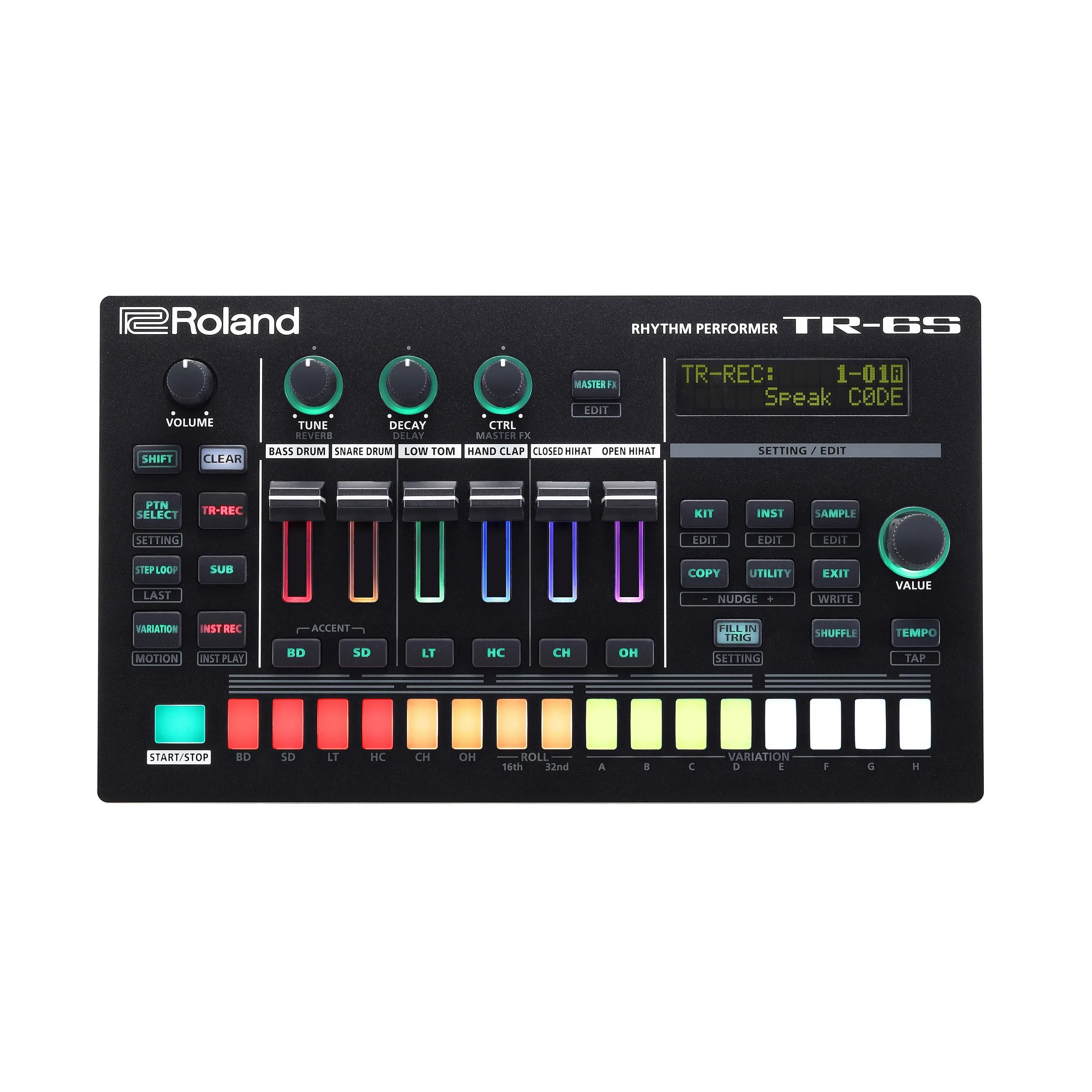 Roland TR-6S 6-track compact rhythm machine Drum Machine Sequencer