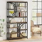 Tribesigns Bookshelf Industrial 8-Tier Etagere Bookcases