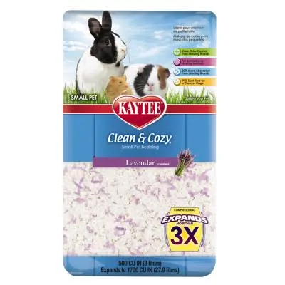 Kaytee Clean & Cozy White Small Animal Pet Bedding For Pet Guinea Pigs, Rabbits, Hamsters, Gerbils, and Chinchillas, 24.6 Liters