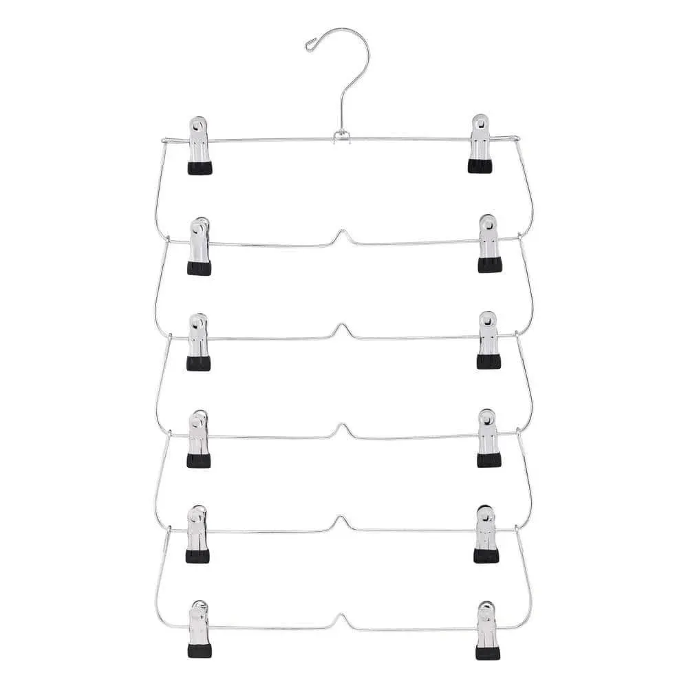 USTECH 6-Tier Skirt Hanger 3-Pack