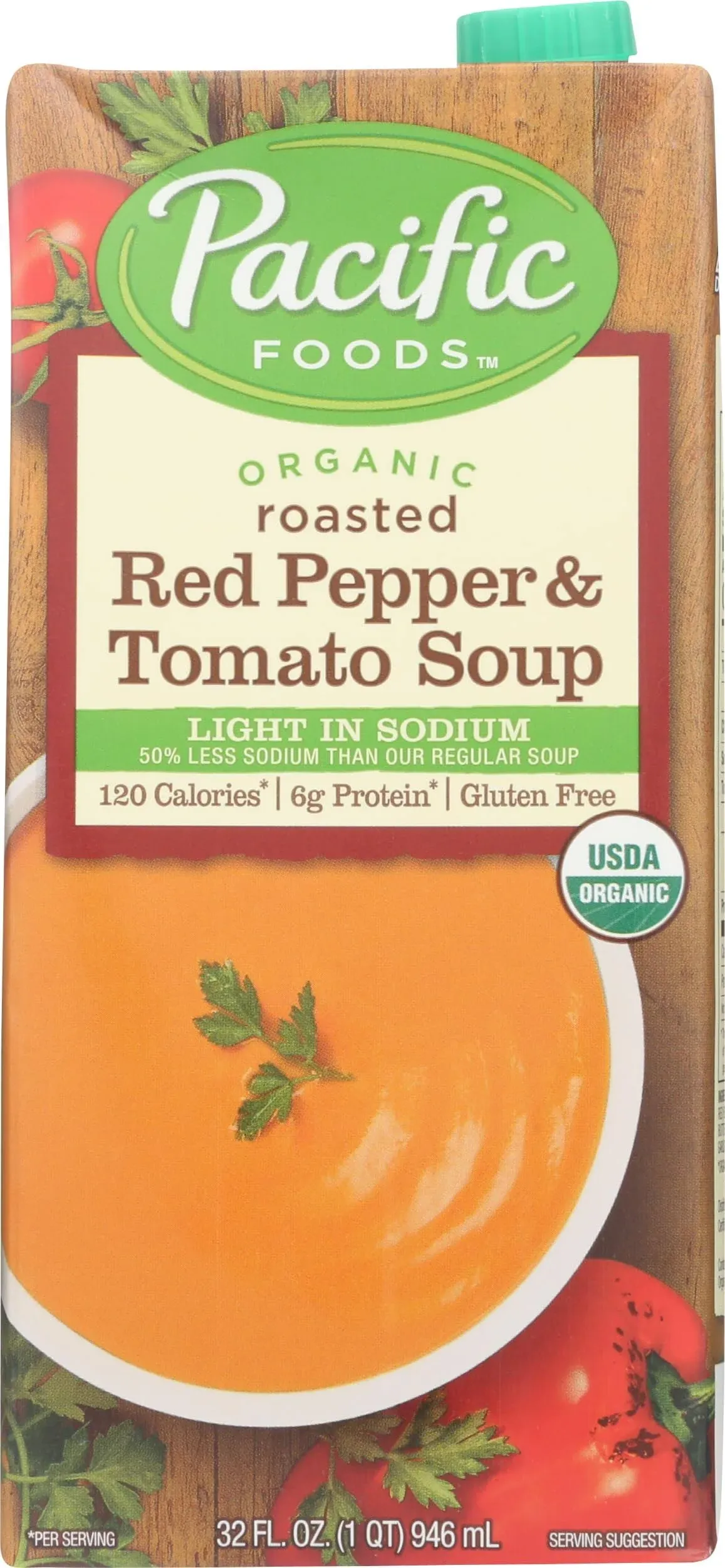 Pacific Foods Organic Roasted Red Pepper Tomato Soup