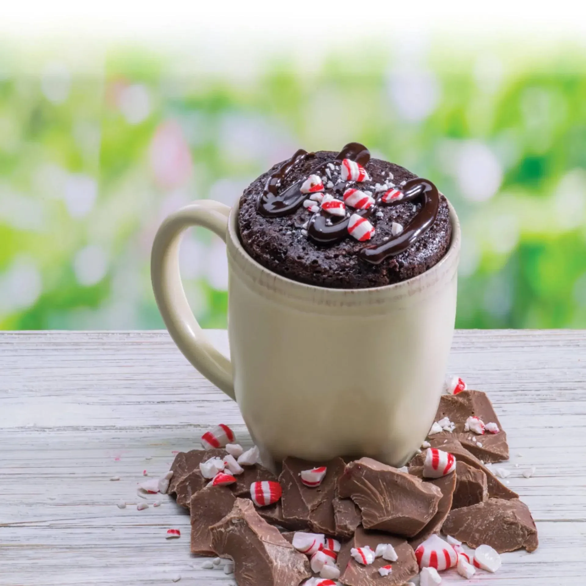 Molly and You Double Chocolate Chip Brownie Mug Cake Mix (Pack of 3) – Single Serve, No Baking, Microwavable Gourmet Mug Cake Mixes - Brownie Mix Dessert