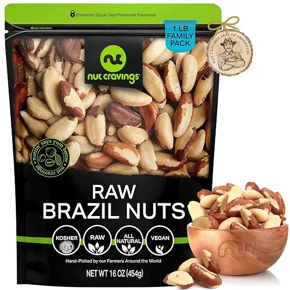 Raw Brazil Nuts 16 oz (1 lb) | Distinct and Superior to Organic | No PPO | No...