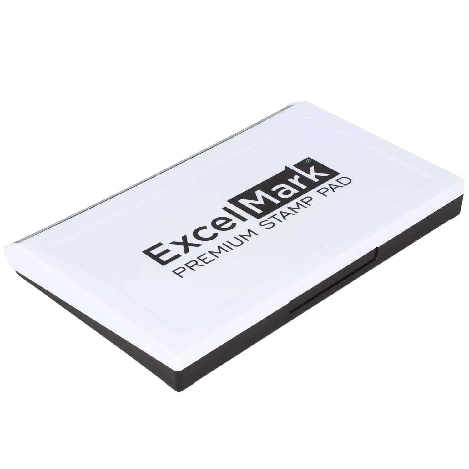 ExcelMark Rubber Stamp Ink Pad Extra Large 4-1/4&#034; by 7-1/4&#034; (Black)