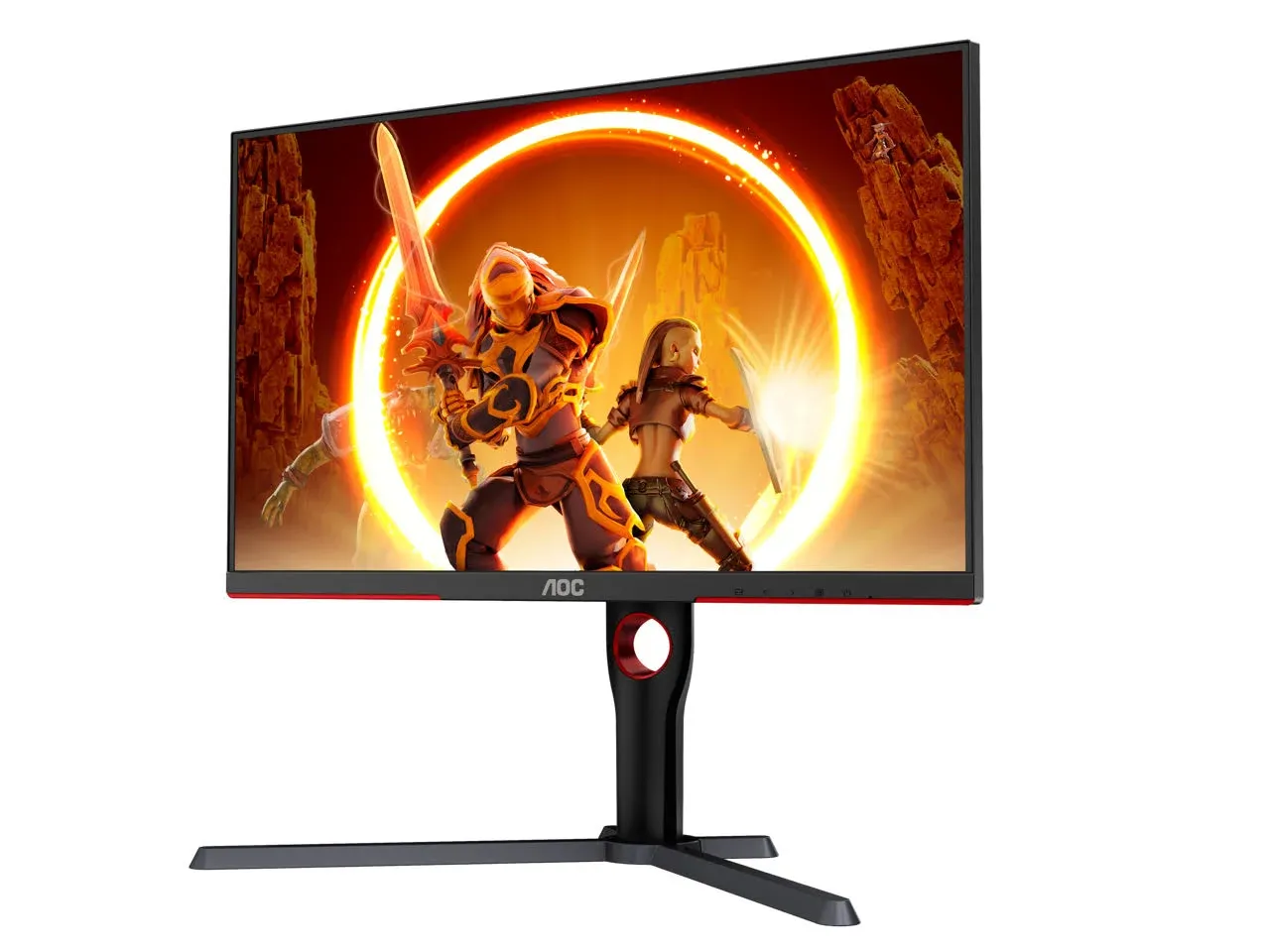 AOC Q27G3XMN 27" Mini LED Gaming Monitor, 2K QHD 2560x1440, 180Hz 1ms, 2X HDMI 2.0, 2X Display Port, Height Adjustable, Xbox/PS5/Switch Ready, 3-Year Zero-Bright-dot