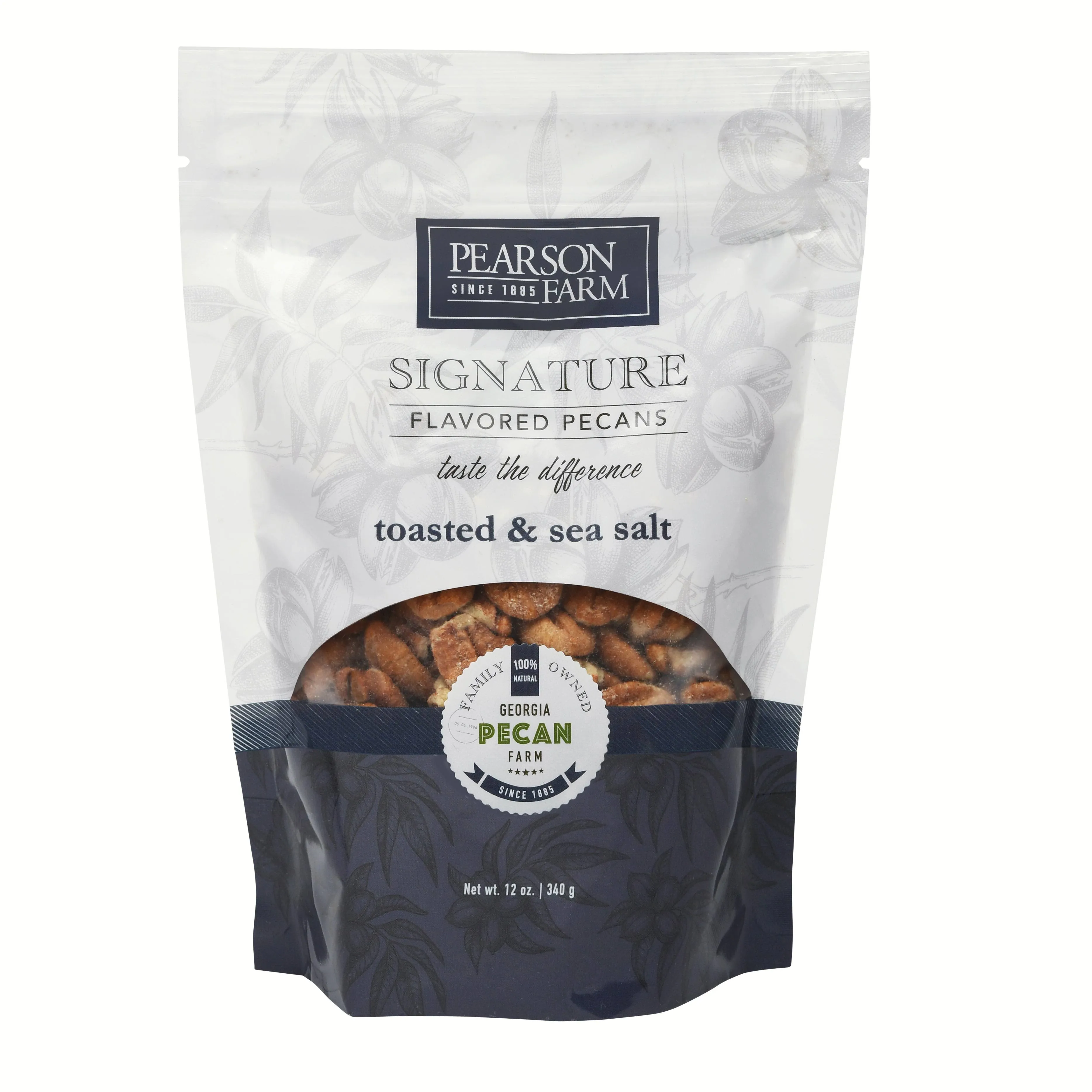 Pearson Farm Toasted & Sea Salt Pecans 12 oz