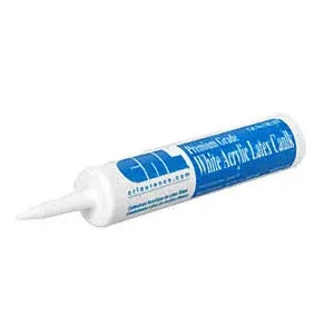 CRL CRL15W 15W White Premium Grade Acrylic Latex Caulk