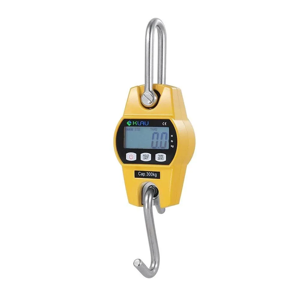 Crane Scale,Klau Mini Hoist 300 kg / 600 lb Industrial Heavy Duty Digital