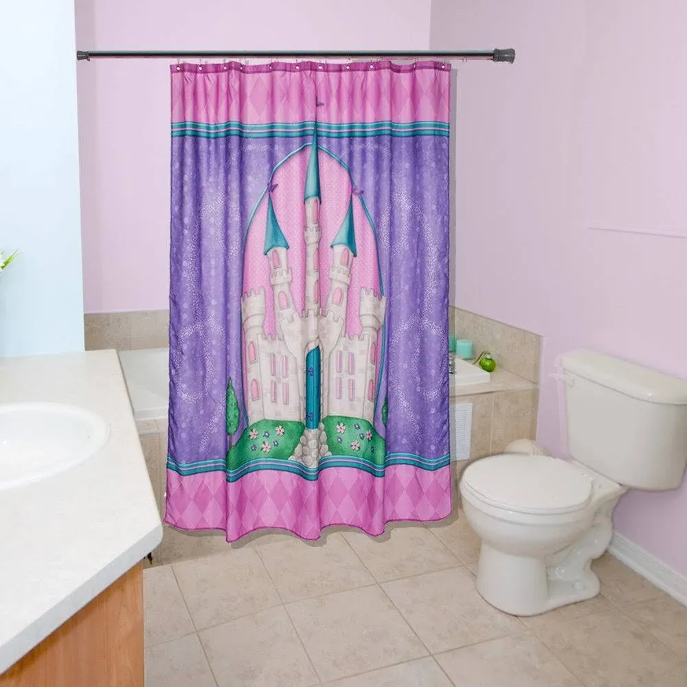 Borders Unlimited 70017 Princess Camryn Shower Curtain