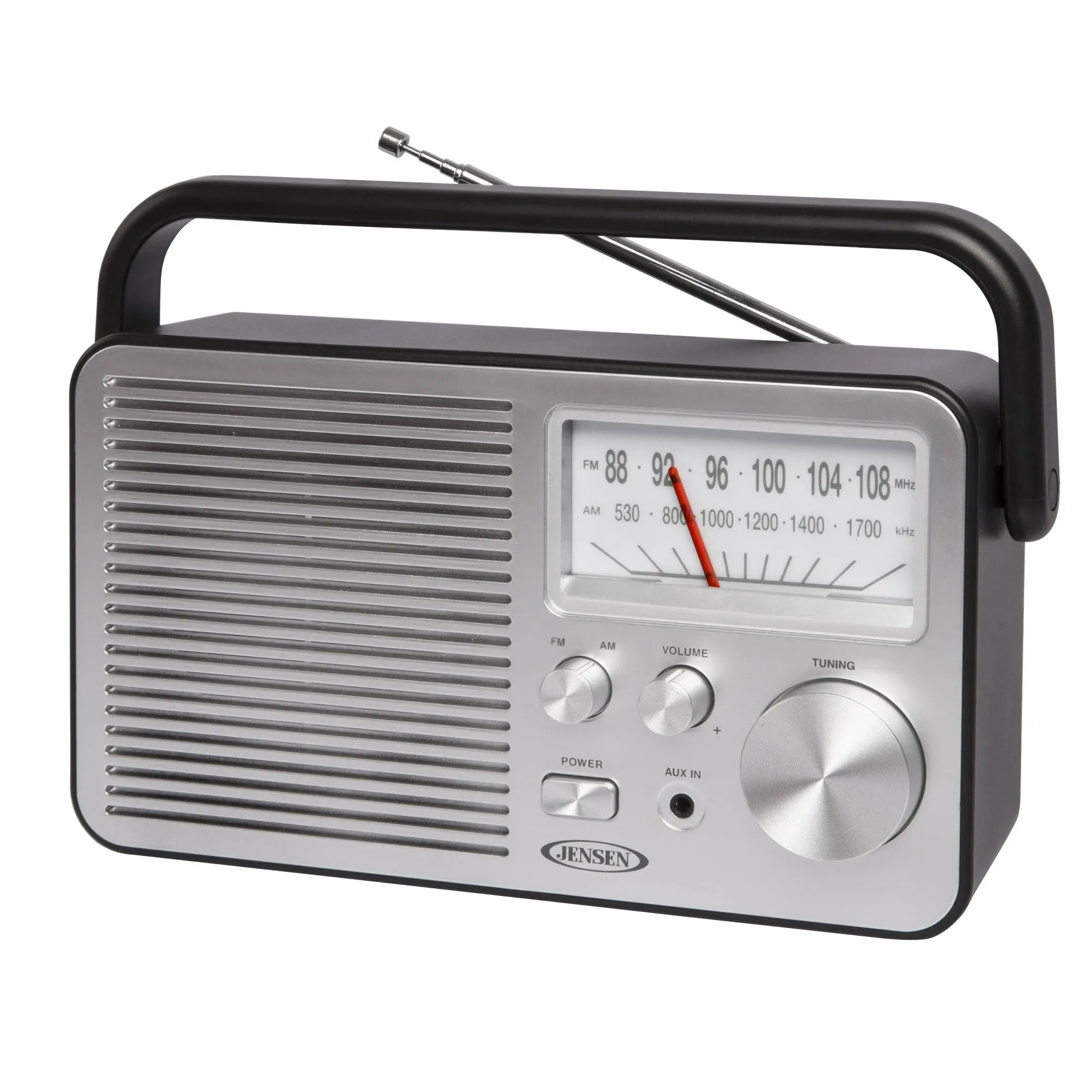 Jensen MR-750 Portable AM/FM Radio, Black