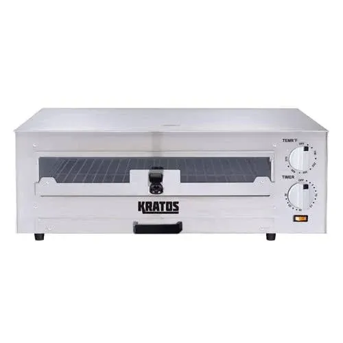 Kratos 29M-037 Stainless Steel Pizza/Snack Oven with Glass Door, 120V, 1700W