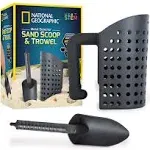 NATIONAL GEOGRAPHIC Metal Detector Accessories – Includes Sand Scoop for Metal Detecting and Metal Detector Shovel, Use as Sand Sifter for the Beach, Metal Detecting Accessories