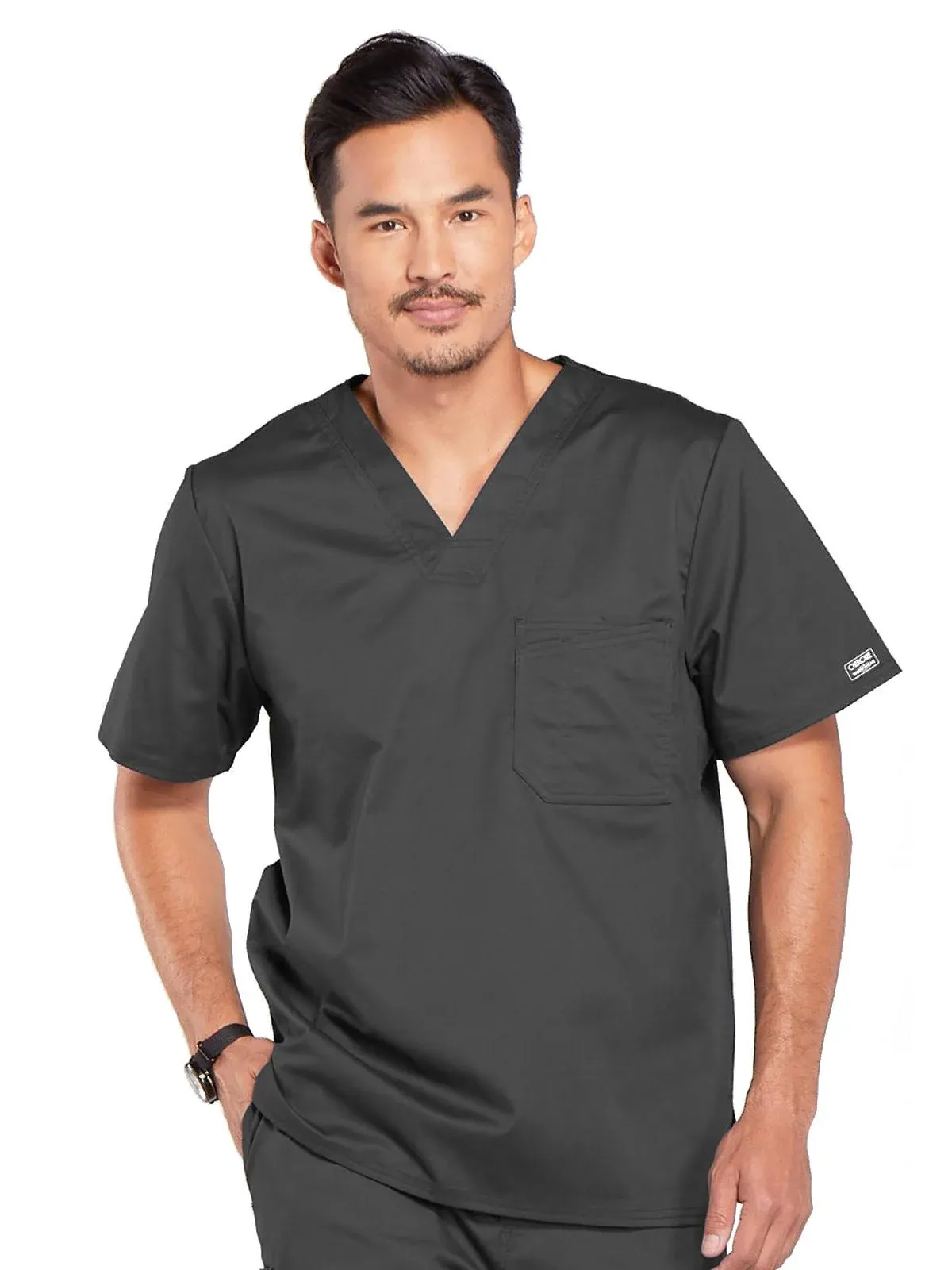 Cherokee Work Wear Stretch 4743 V-Neck Top for Men 