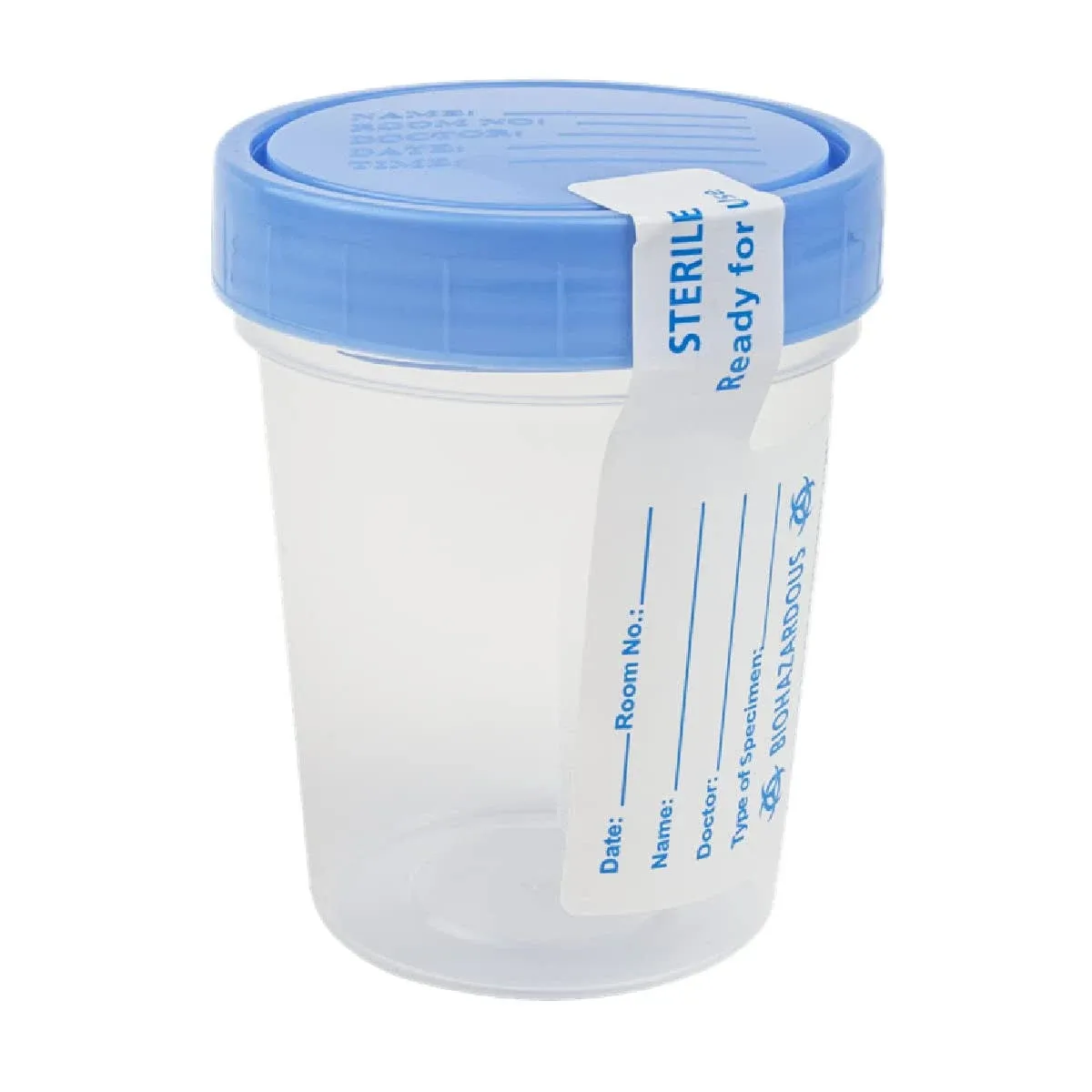 Dealmed Specimen Container with Screw on Leak Resistant Lid Sterile Single Use ...