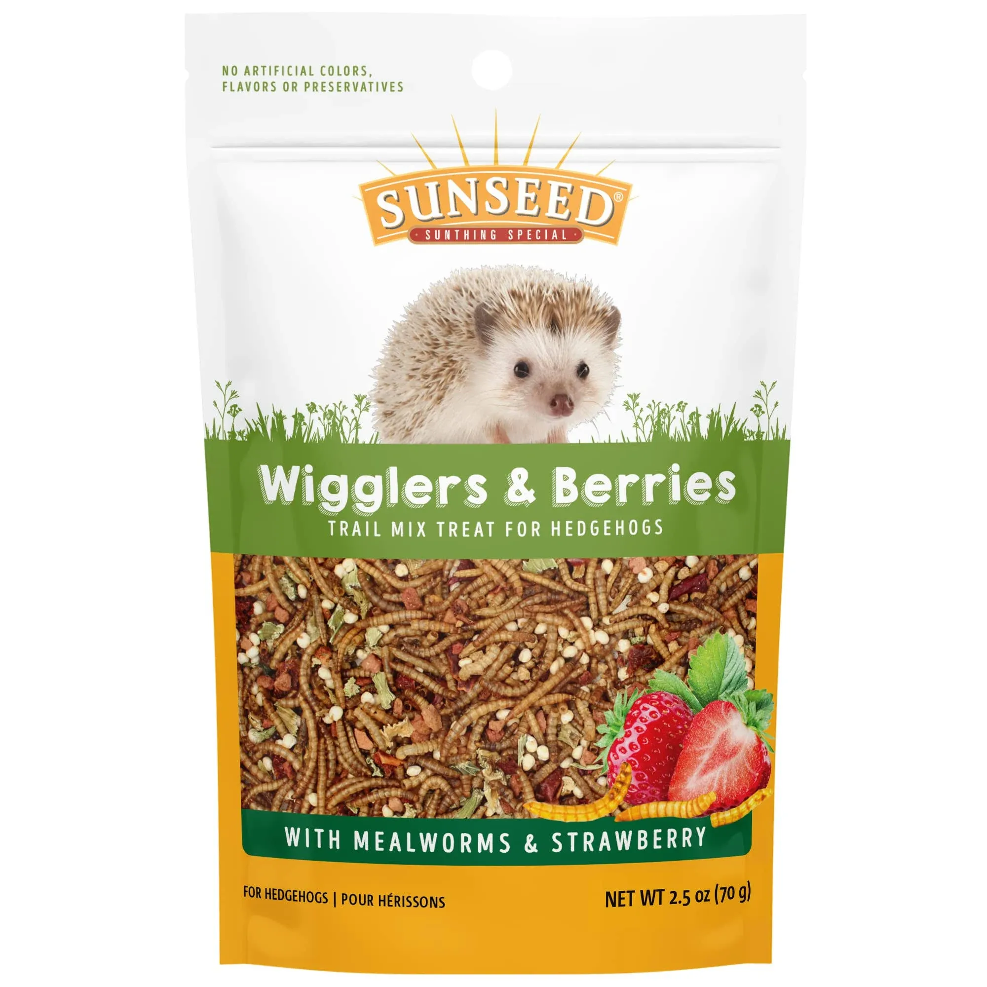 Sunseed Vita Prima Wigglers Berries Trail Mix Hedgehog Treat