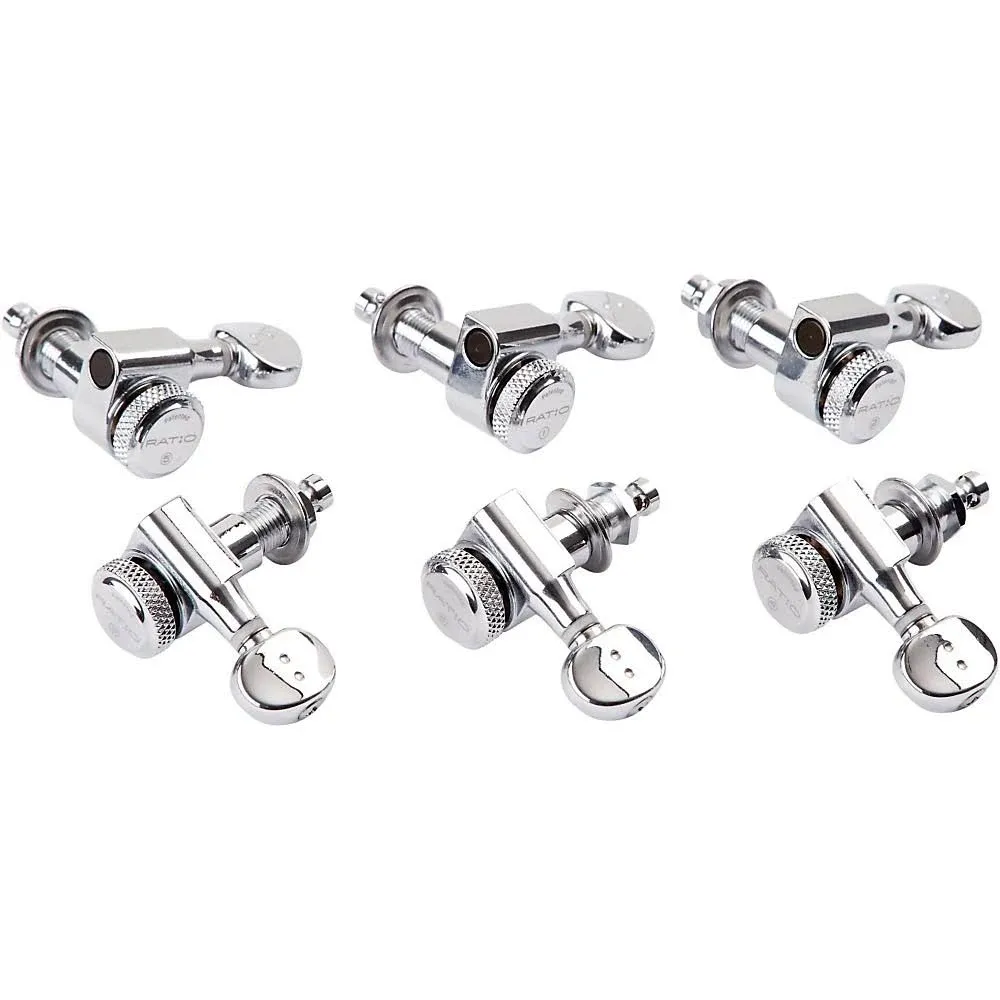 Graph Tech Ratio Tuned Machine Heads Locking Guitar Tuning Machines PRL-8731-C0