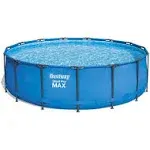 Bestway Steel Pro Max 15' x 48" Round Above Ground Swimming Pool Set