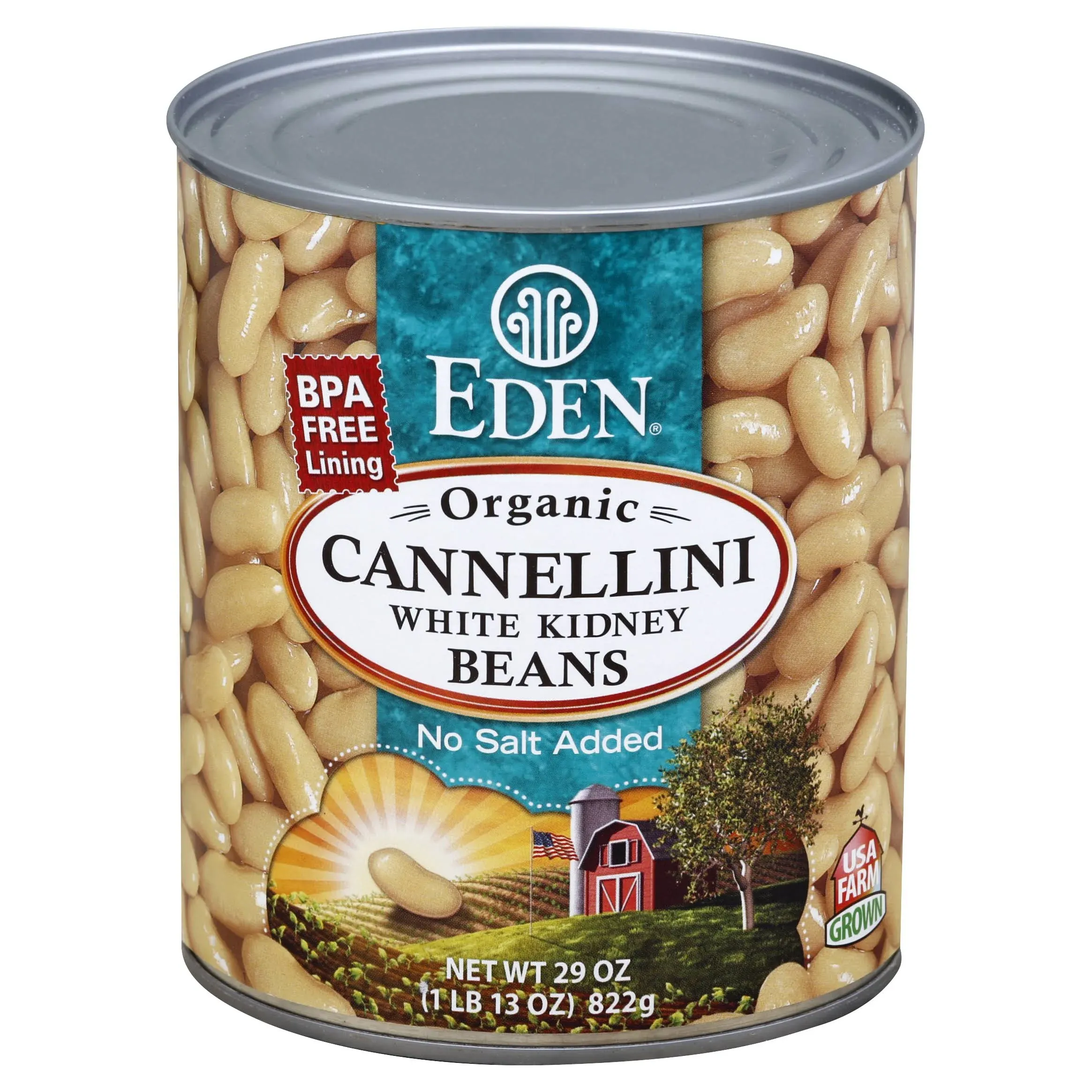 Eden Foods - Organic Cannellini White Kidney Beans, 29oz