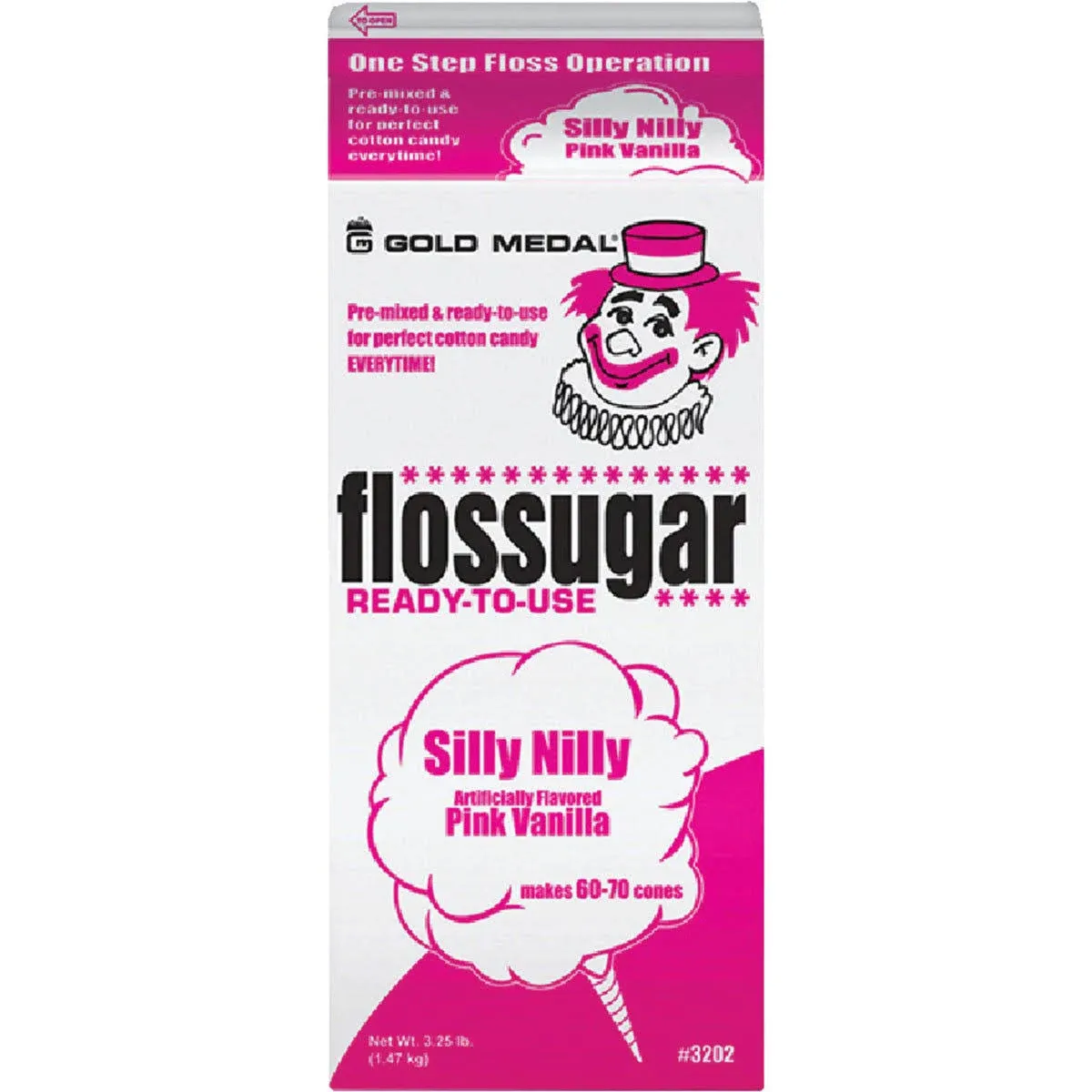 Gold Medal 3202 Pink Vanilla Flossugar